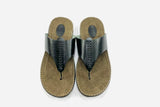 Darwin Black Leather Slippers