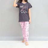 RCW7 - Women's - Meow Cat Printed Night Suit