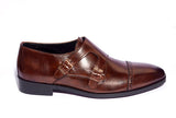 Imperial Monk Double Buckle Leather Shoe