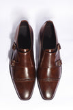 Imperial Monk Double Buckle Leather Shoe