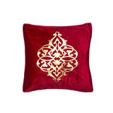 Red Darcey gold foil Cushion Cover
