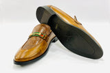 Premium Signature Tan Leather Shoe