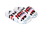 Kids Imported High Quality Casual Slippers  - White