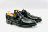Buckle Monk Style Shoe - Black