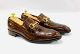Rodrex TAN Texture Leather Shoe