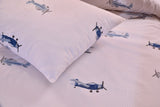 Aeroplane Single Cotton Bed Sheet