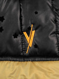 Puffer Sleeveless Jacket Boys & Girls (Unisex) Signature Black Gold