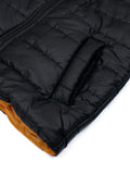 Puffer Jacket Full Sleeves Boys & Girls (Unisex) Black F