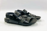 Soft Stripe Sandals With Rubber Sole