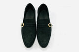 Jade Suede Leather Shoe